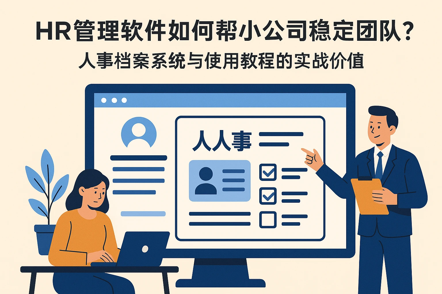 HR管理软件如何帮小公司稳定团队?人事档案系统与使用教程的实战价值
