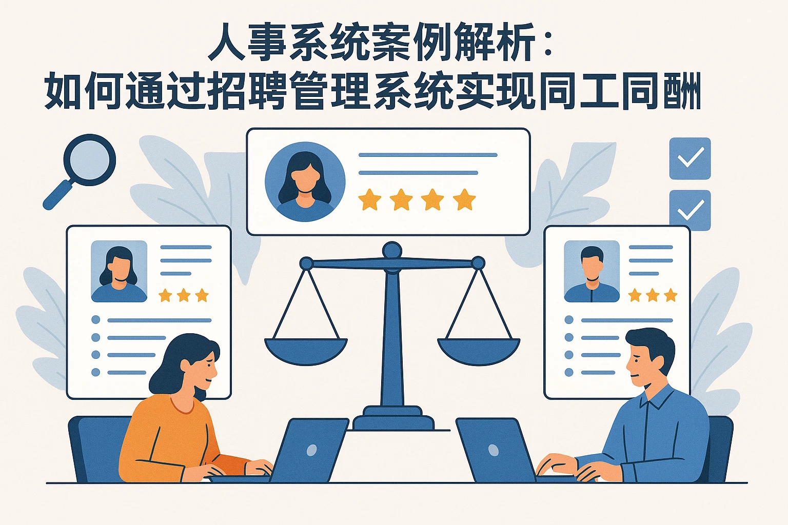 人事系统案例解析：如何通过招聘管理系统实现同工同酬