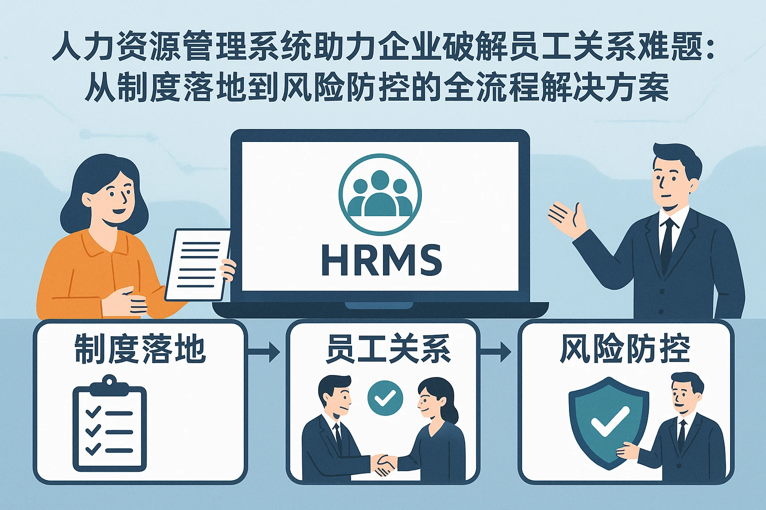 人力资源管理系统助力企业破解员工关系难题:从制度落地到风险防控的全流程解决方案