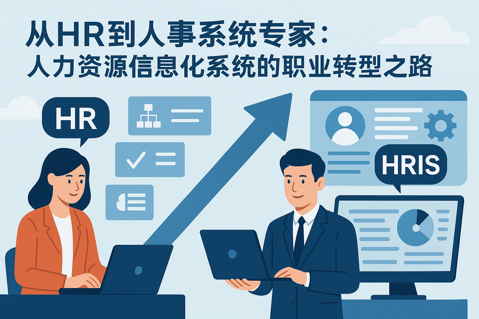 从HR到人事系统专家:人力资源信息化系统的职业转型之路
