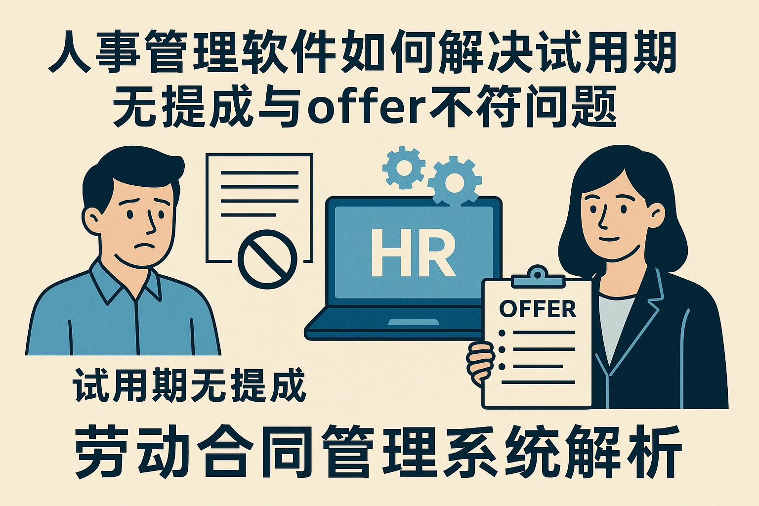 人事管理软件如何解决试用期无提成与offer不符问题 - 劳动合同管理系统解析