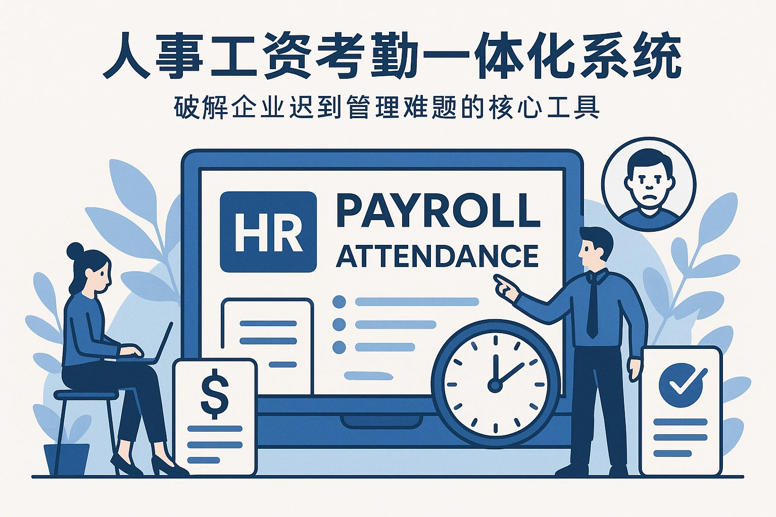 人事工资考勤一体化系统：破解企业迟到管理难题的核心工具