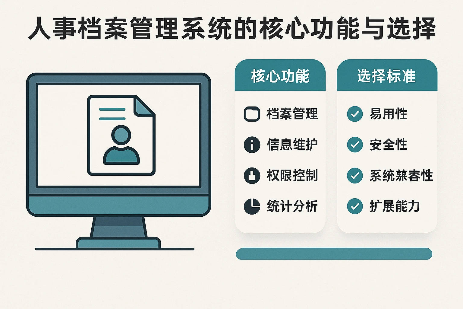 人事档案管理系统的核心功能与选择标准