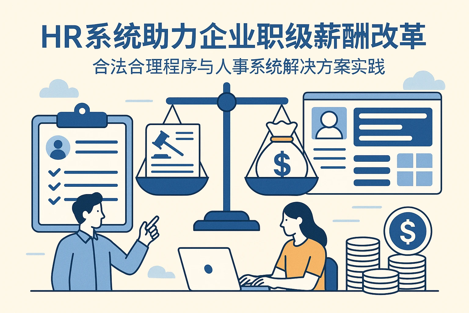 HR系统助力企业职级薪酬改革：合法合理程序与人事系统解决方案实践
