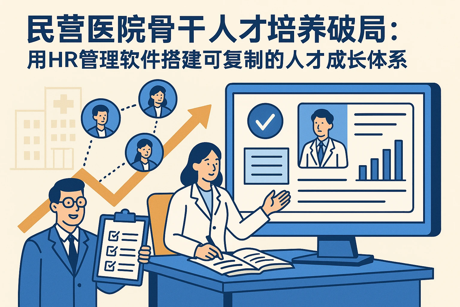 民营医院骨干人才培养破局：用HR管理软件搭建可复制的人才成长体系