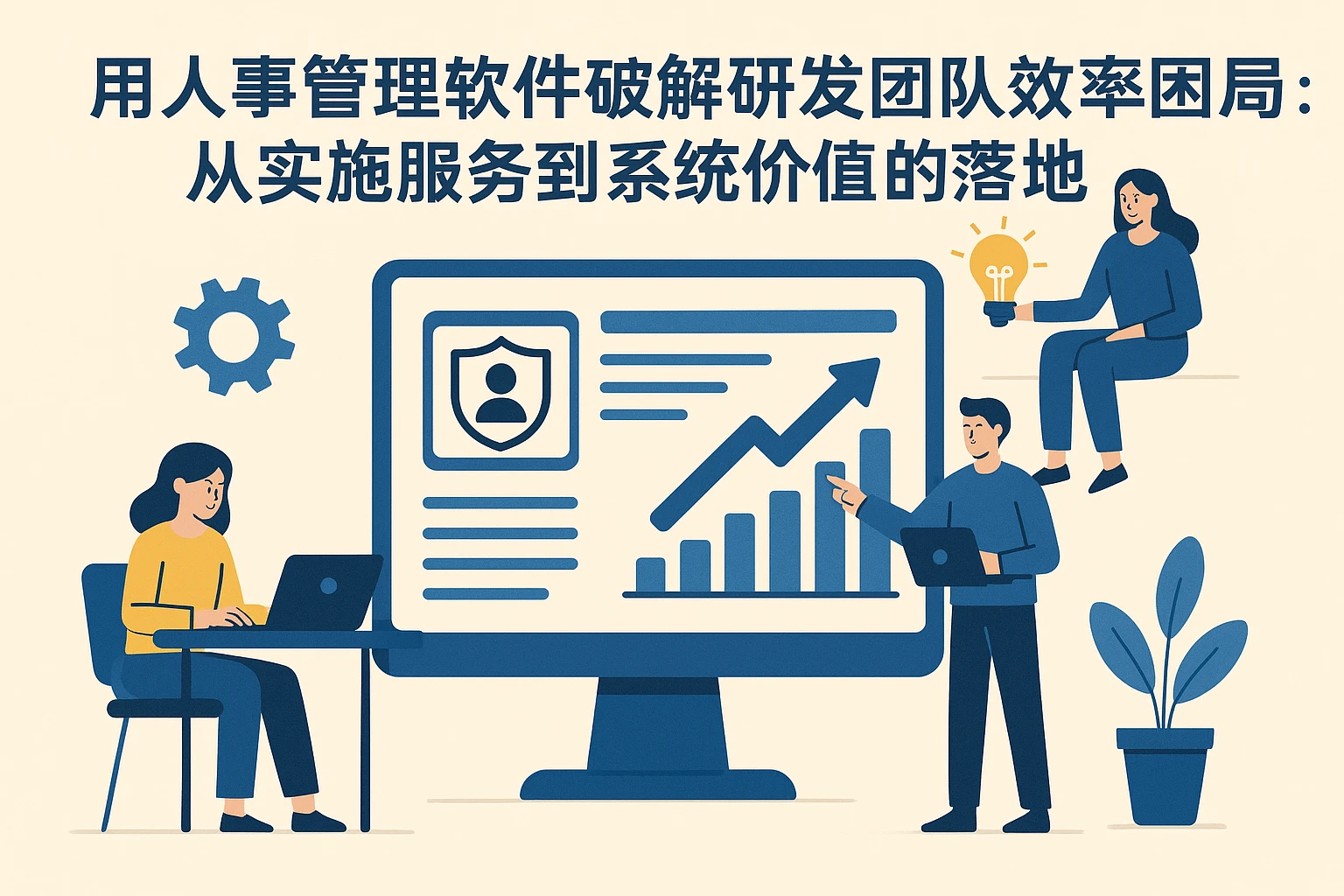 用人事管理软件破解研发团队效率困局：从实施服务到系统价值的落地