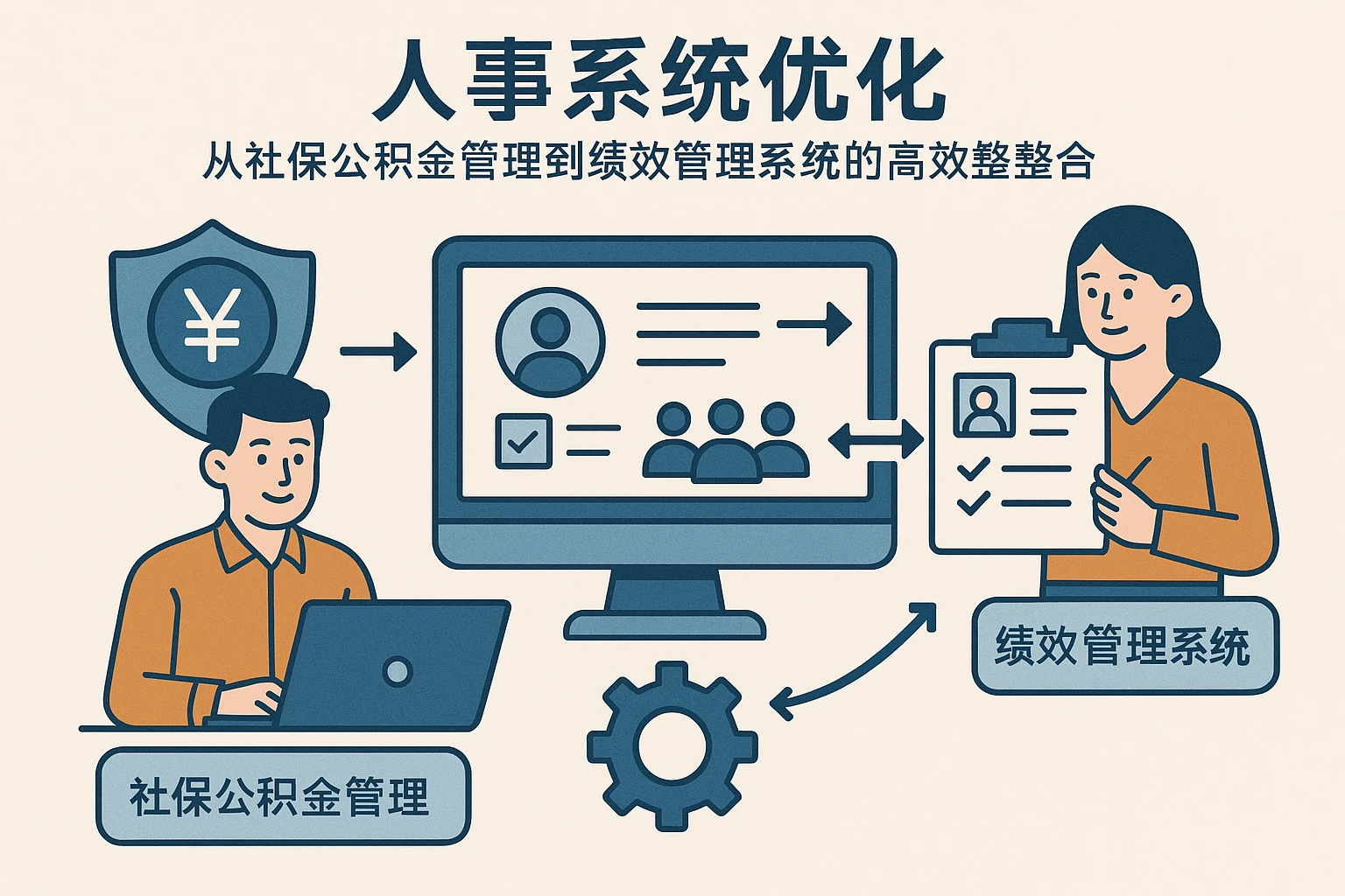 人事系统优化:从社保公积金管理到绩效管理系统的高效整合