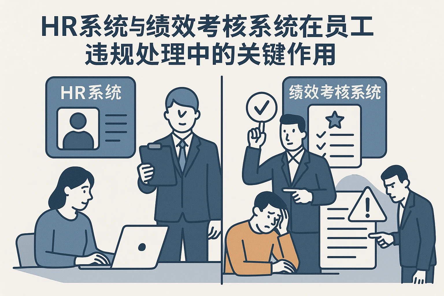 HR系统与绩效考核系统在员工违规处理中的关键作用