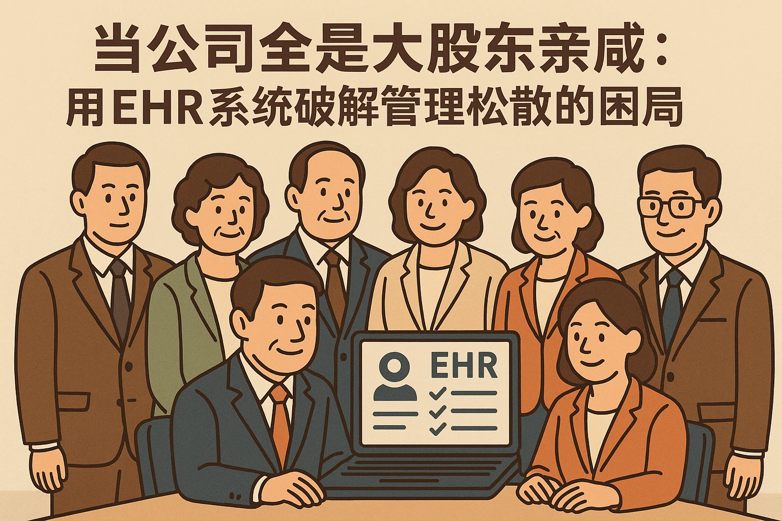 当公司全是大股东亲戚：用EHR系统破解管理松散的困局