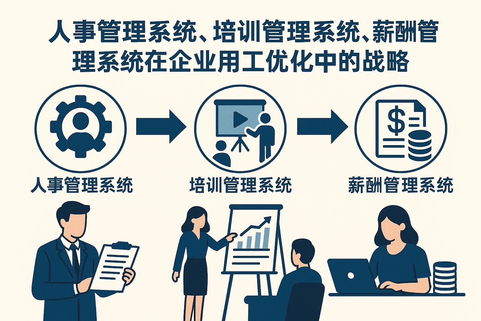 人事管理系统、培训管理系统、薪酬管理系统在企业用工优化中的战略价值