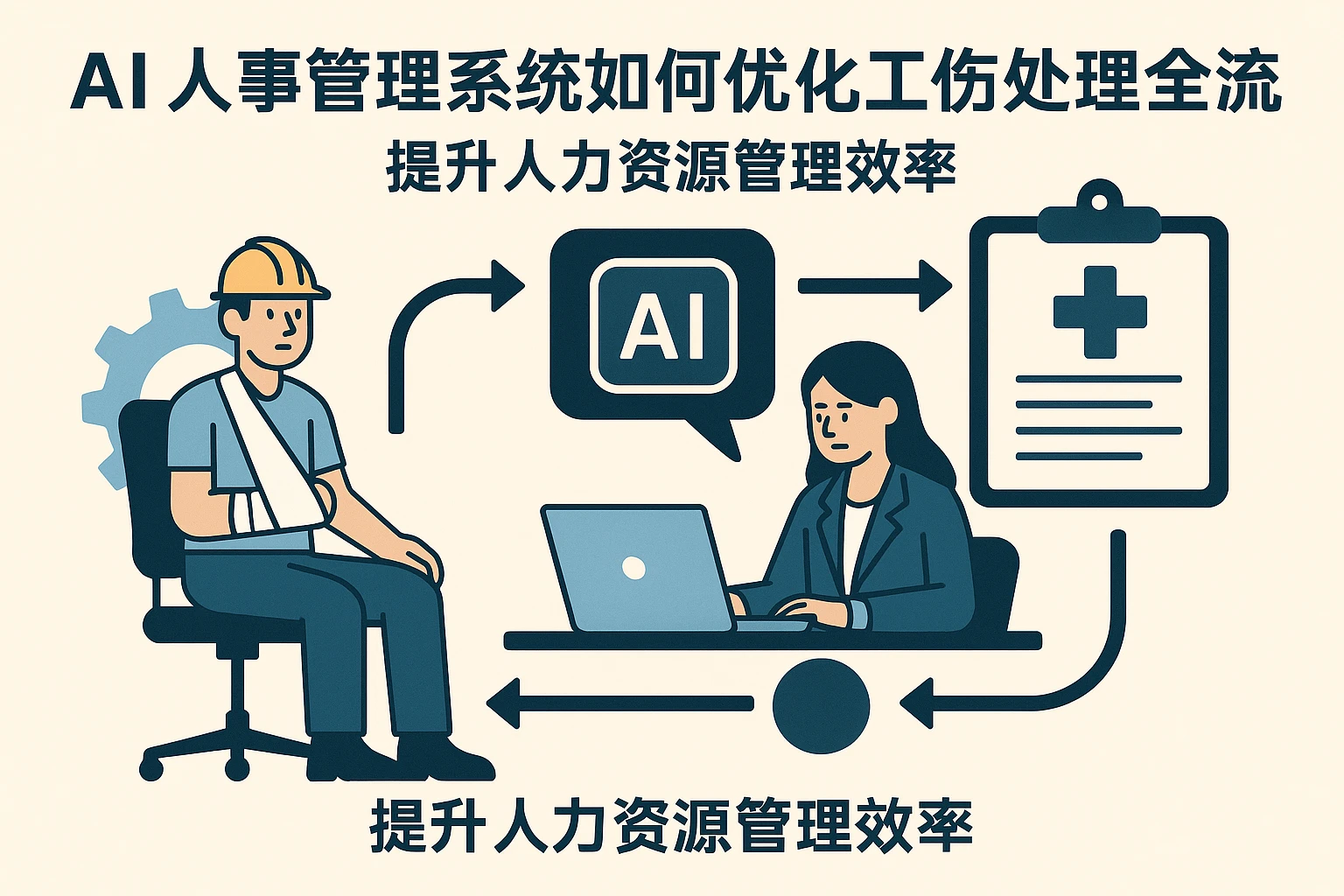 AI人事管理系统如何优化工伤处理全流程，提升人力资源管理效率