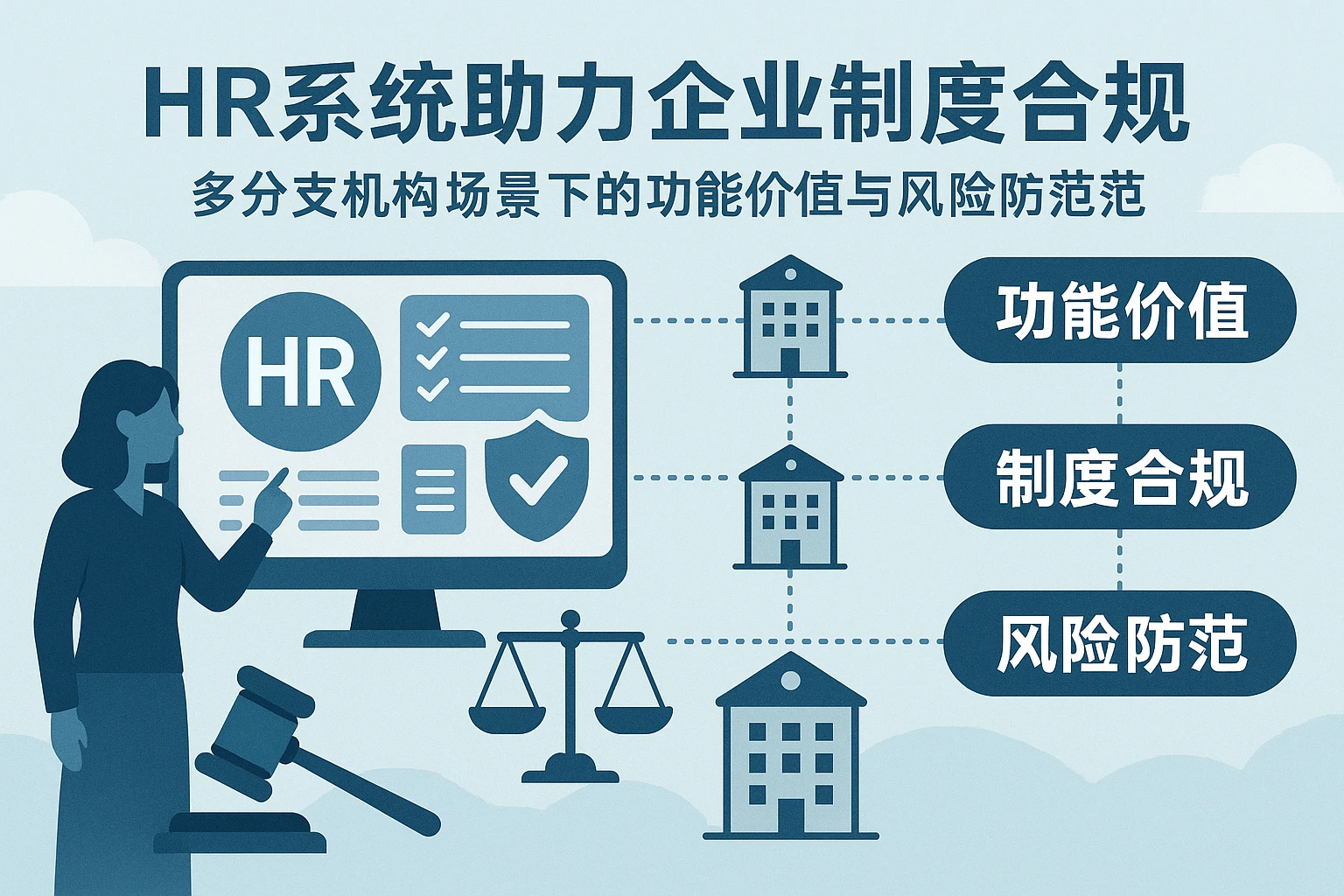 HR系统助力企业制度合规:多分支机构场景下的功能价值与风险防范