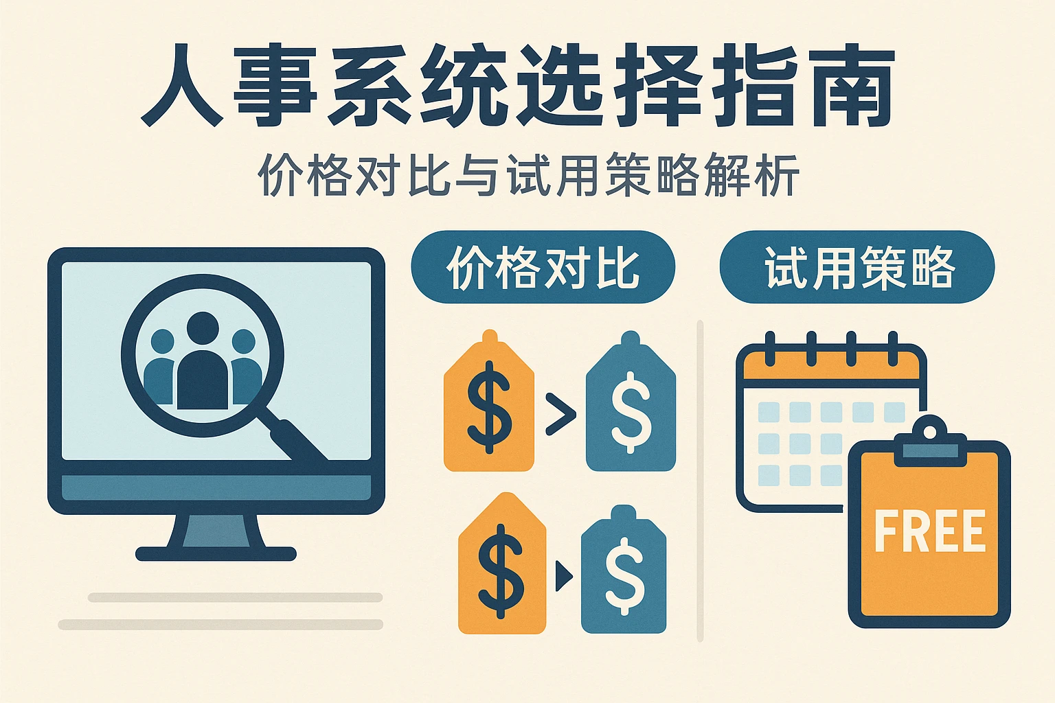 人事系统选择指南:价格对比与试用策略解析
