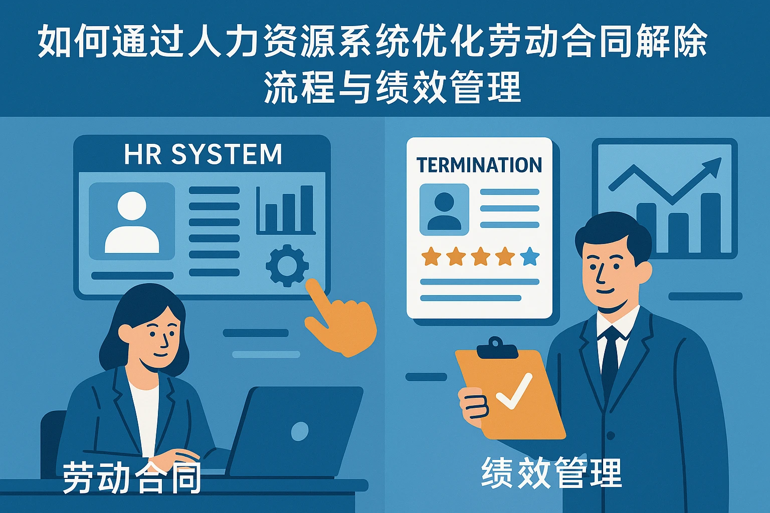 如何通过人力资源系统优化劳动合同解除流程与绩效管理