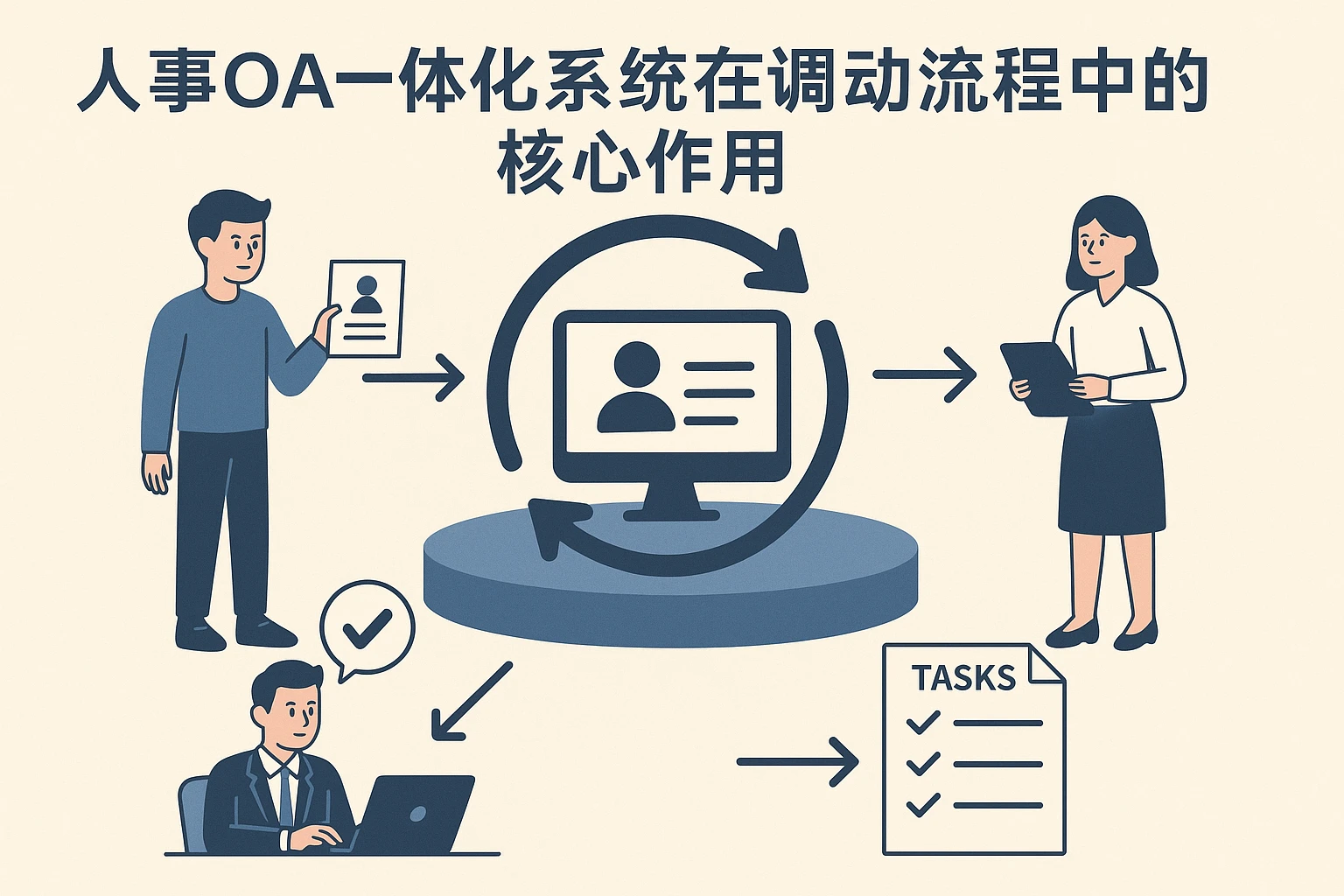 人事OA一体化系统在调动流程中的核心作用