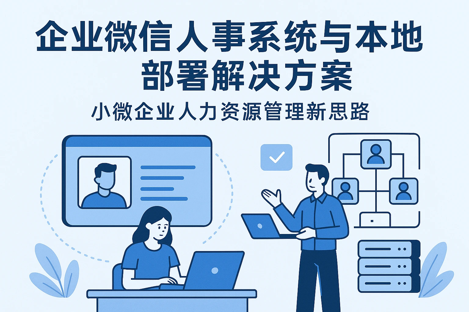 企业微信人事系统与本地部署解决方案:小微企业人力资源管理新思路