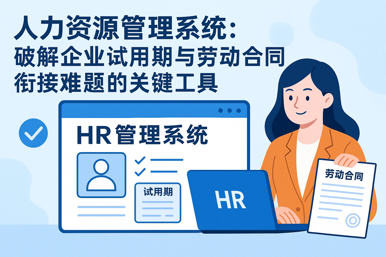 人力资源管理系统：破解企业试用期与劳动合同衔接难题的关键工具