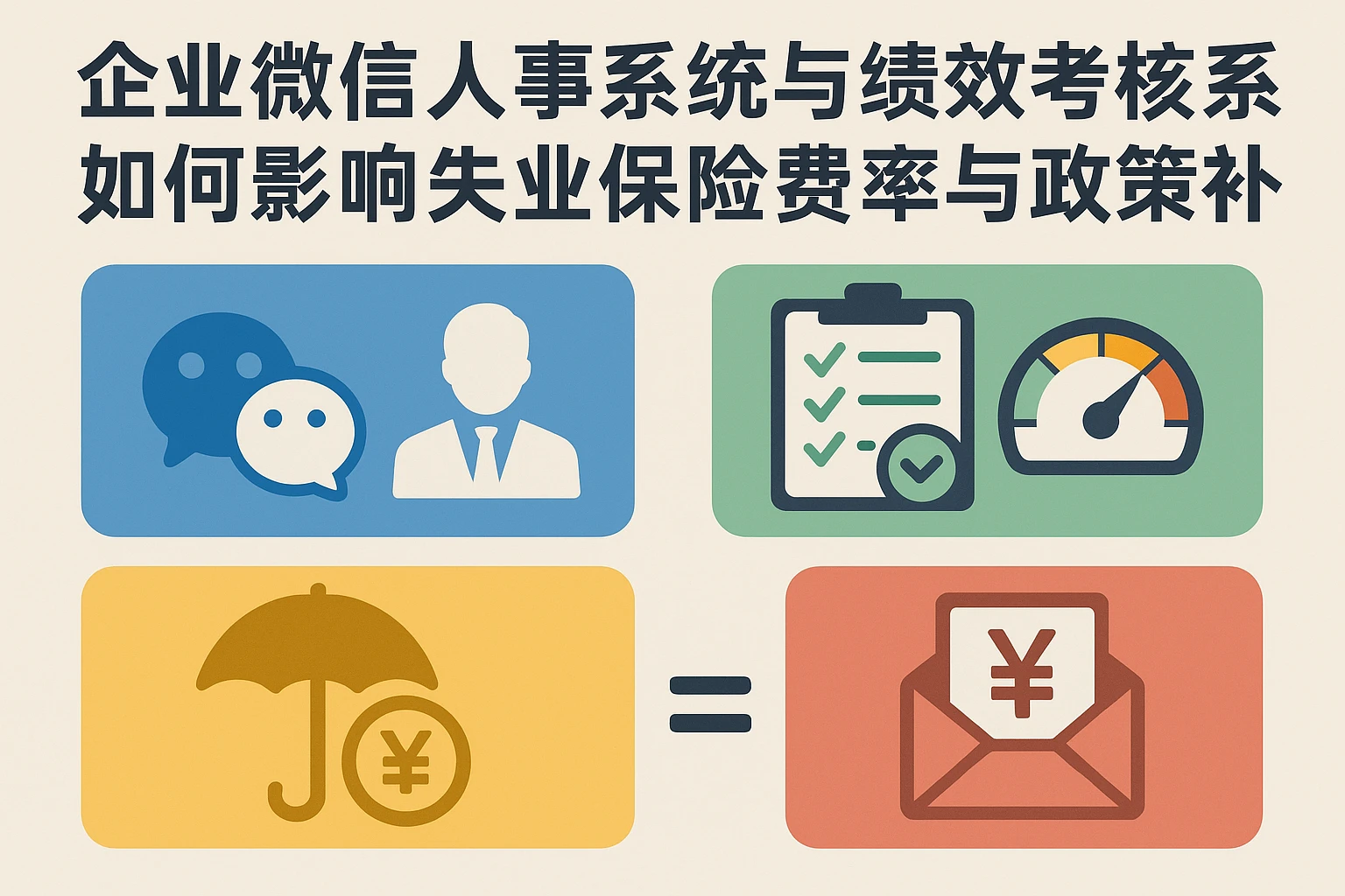 企业微信人事系统与绩效考核系统如何影响失业保险费率与政策补贴