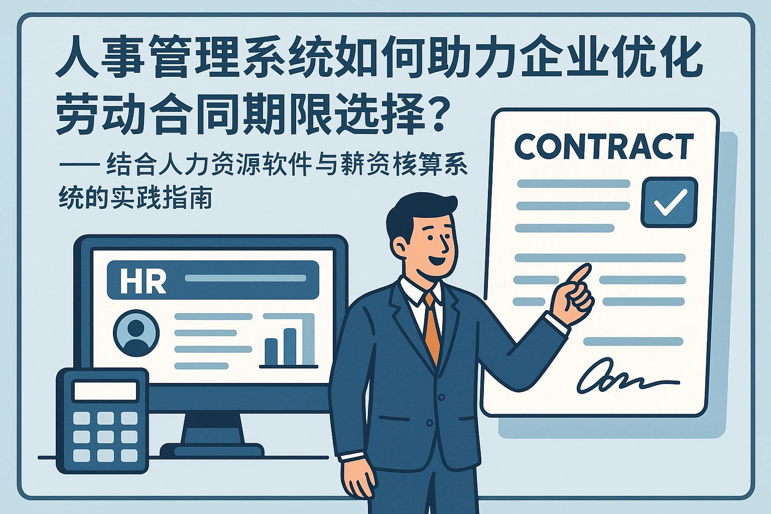 人事管理系统如何助力企业优化劳动合同期限选择？——结合人力资源软件与薪资核算系统的实践指南