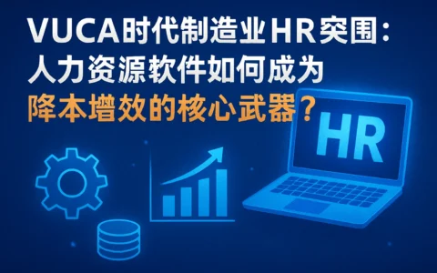 VUCA时代制造业HR突围：人力资源软件如何成为降本增效的核心武器？