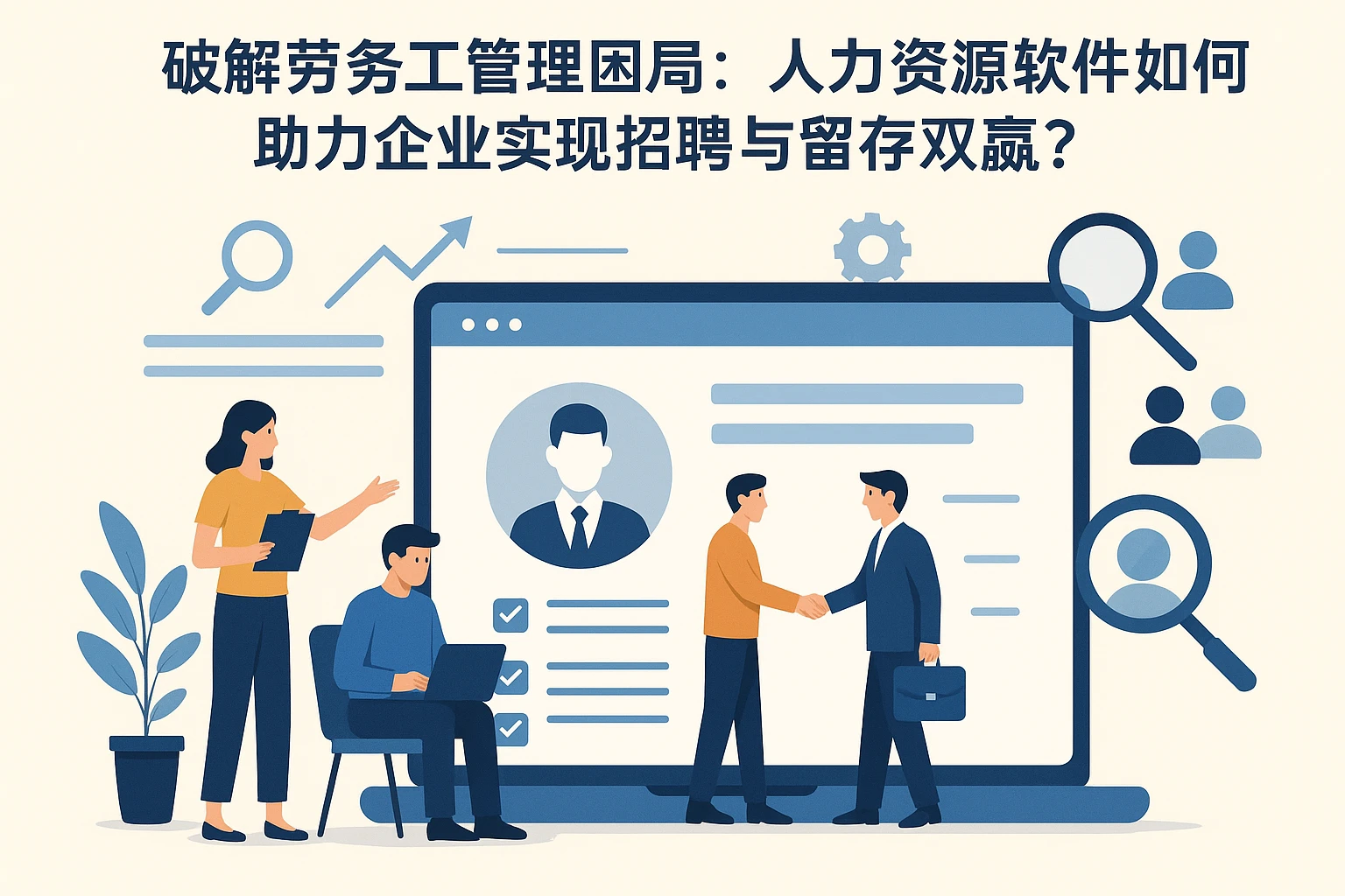破解劳务工管理困局：人力资源软件如何助力企业实现招聘与留存双赢？