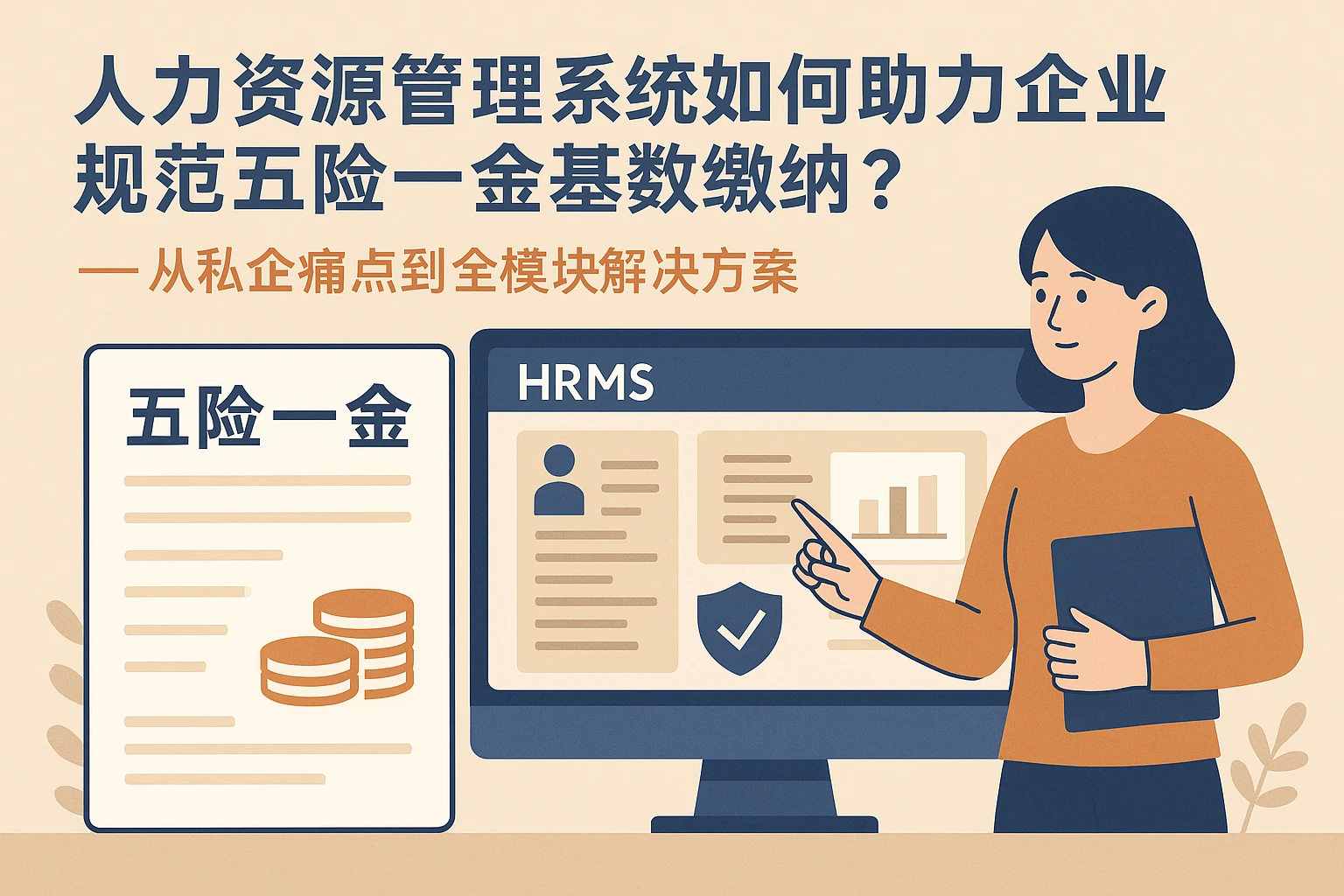 人力资源管理系统如何助力企业规范五险一金基数缴纳?——从私企痛点到全模块解决方案