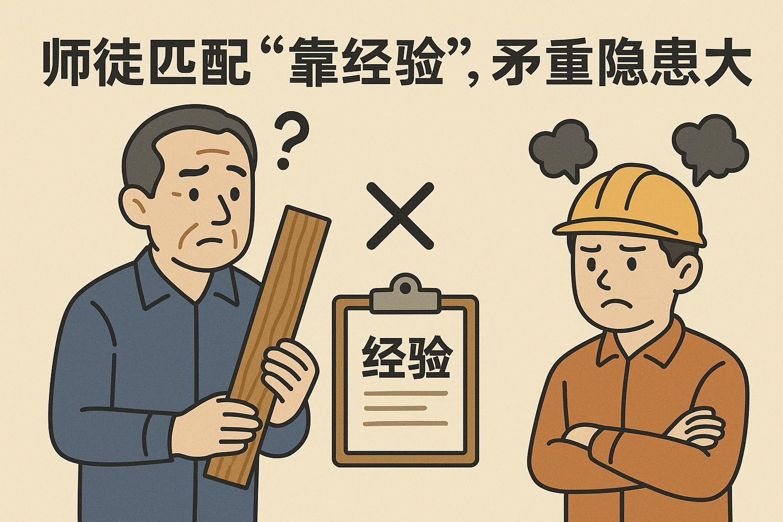 2. 师徒匹配“靠经验”，矛盾隐患大