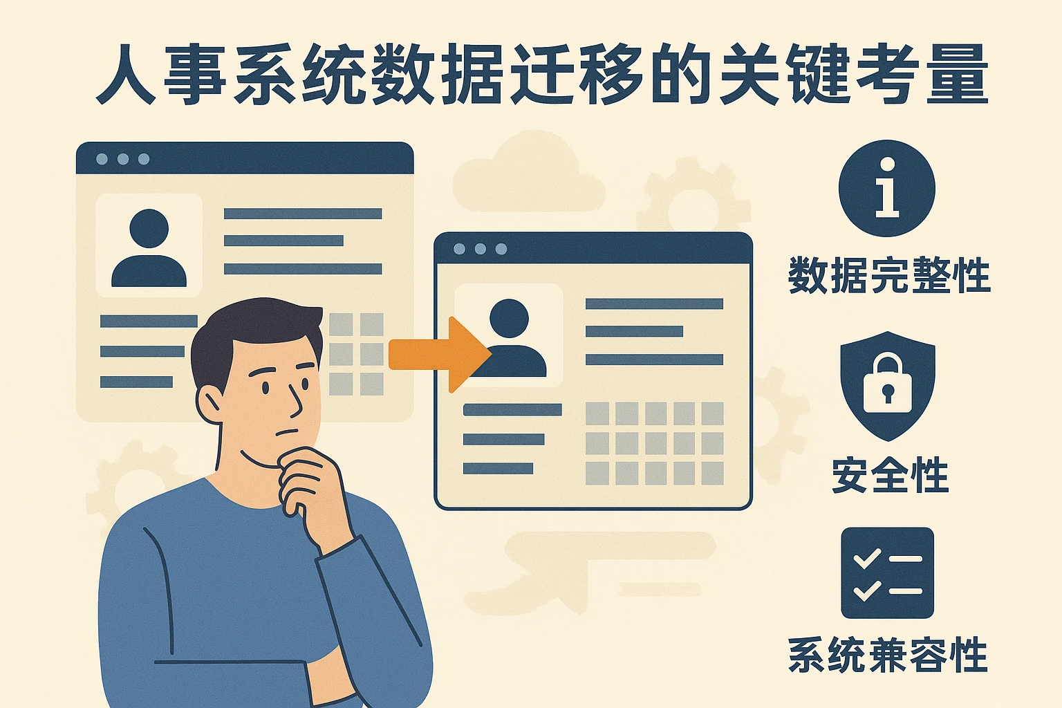 人事系统数据迁移的关键考量