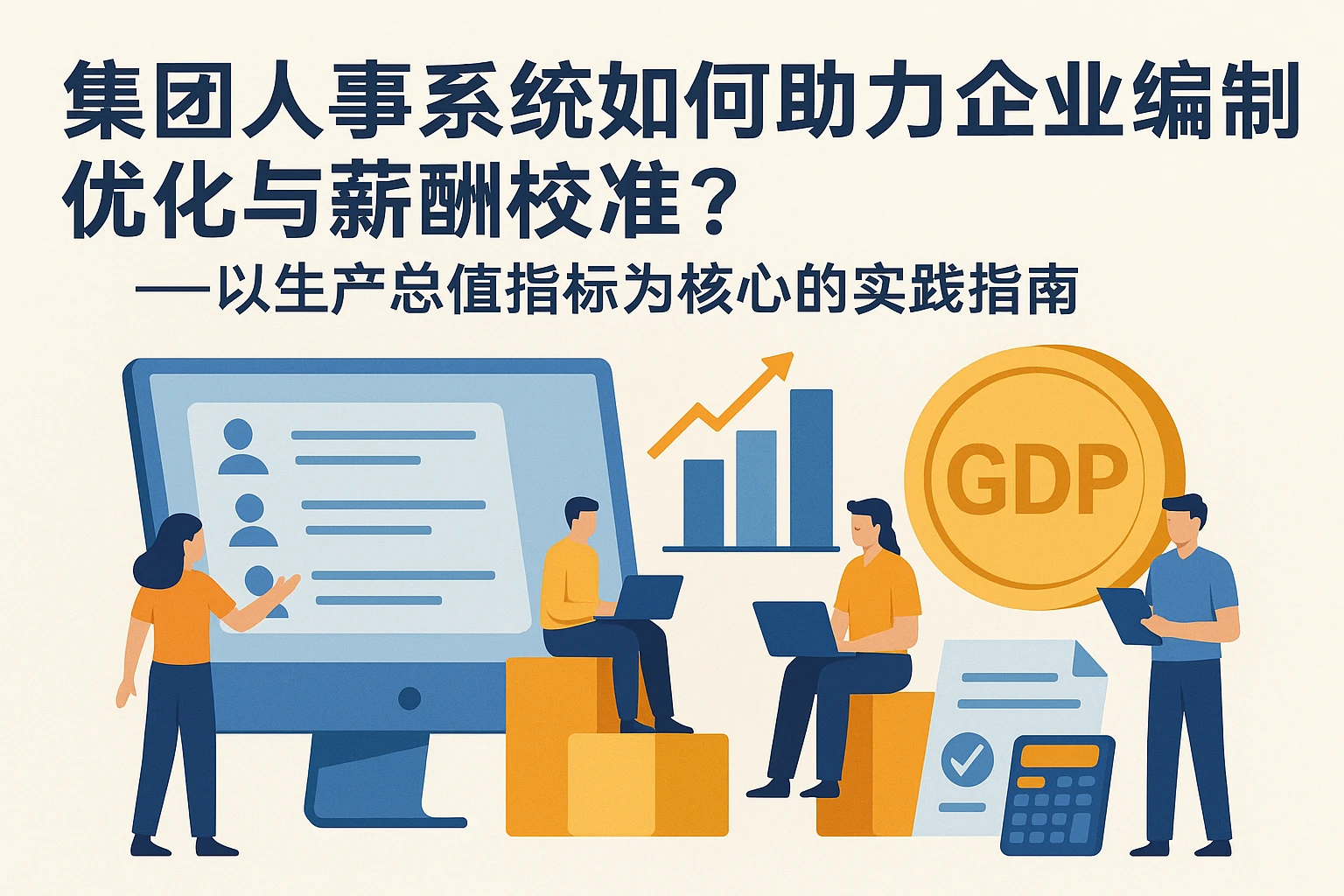 集团人事系统如何助力企业编制优化与薪酬校准？——以生产总值指标为核心的实践指南