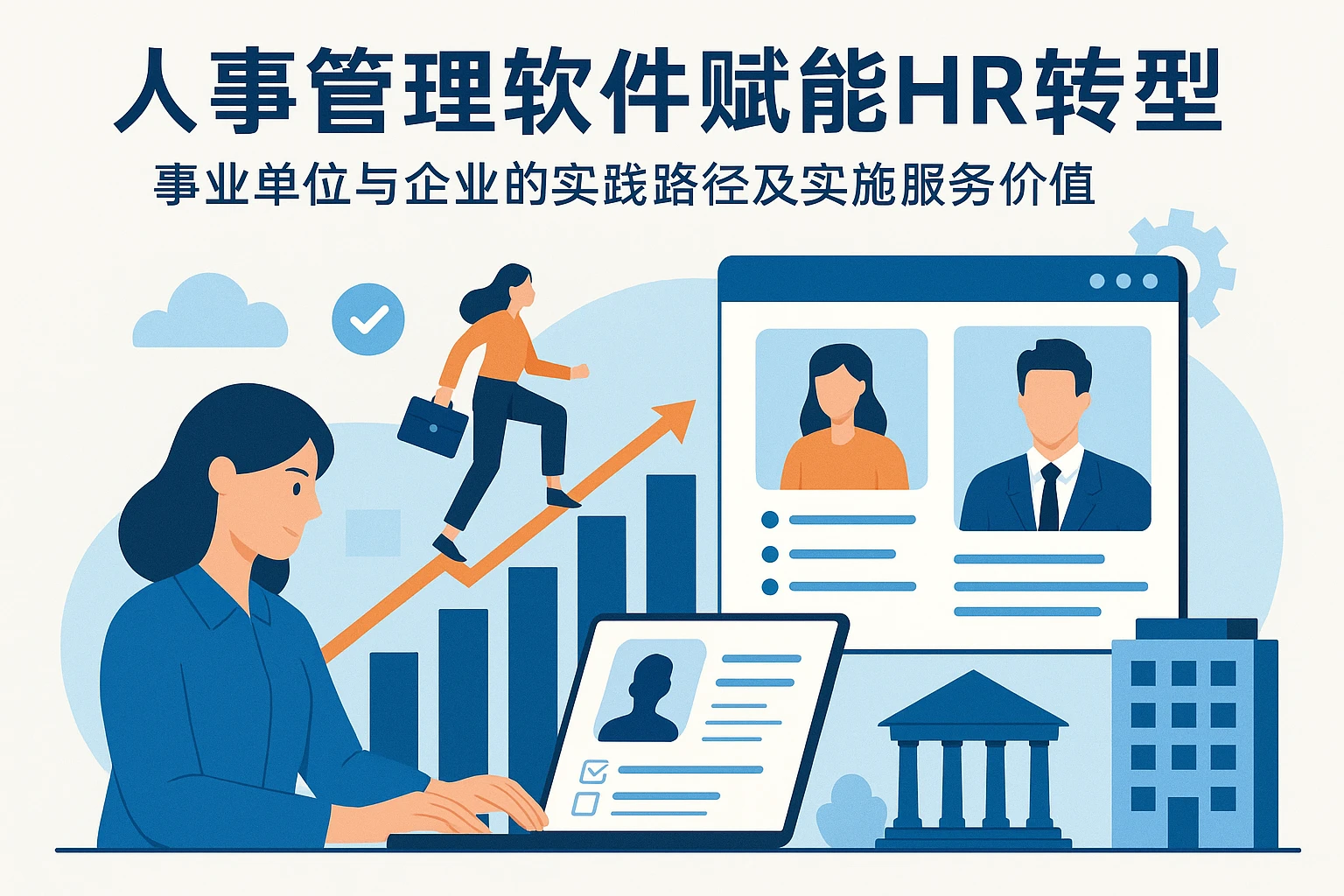 人事管理软件赋能HR转型：事业单位与企业的实践路径及实施服务价值