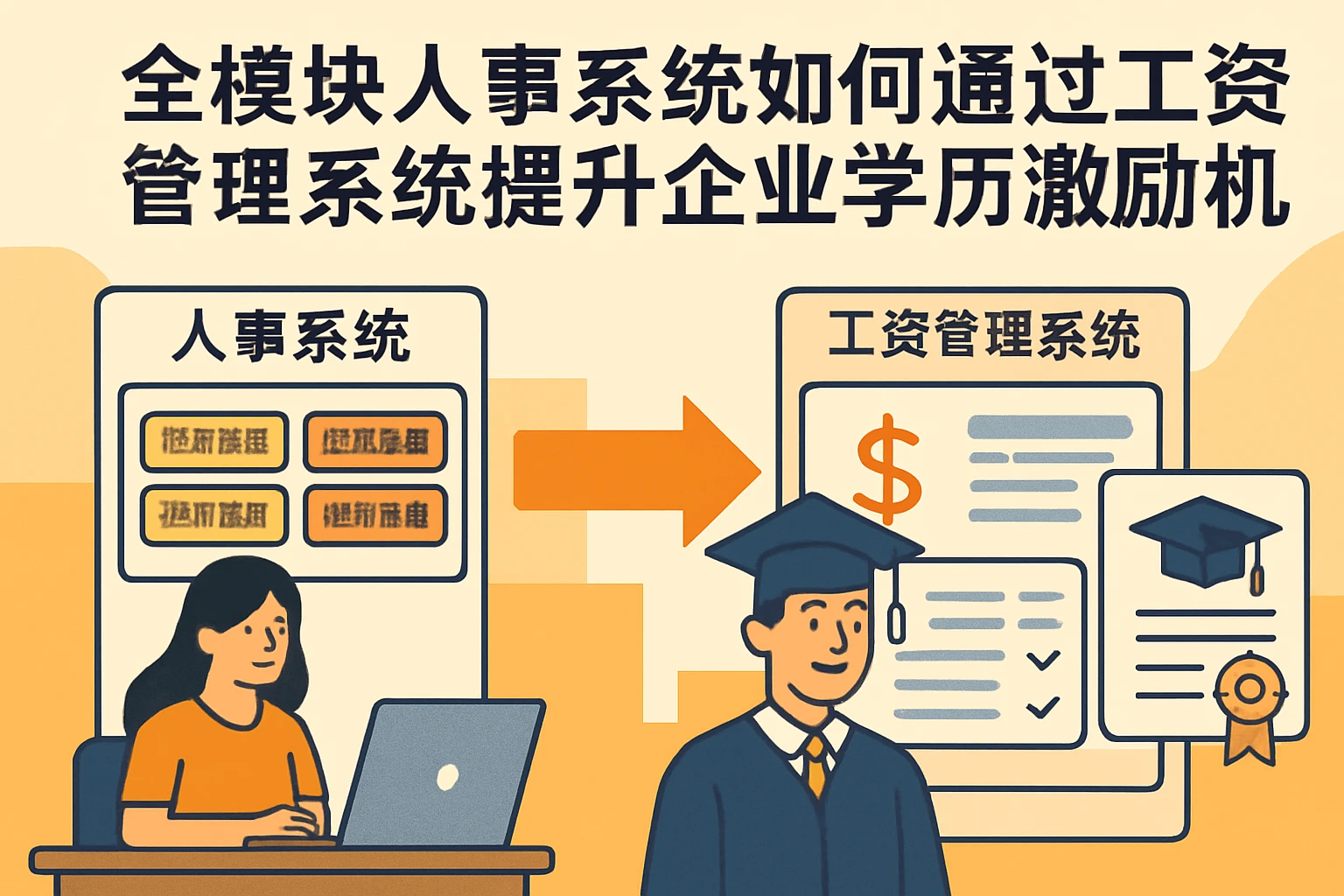 全模块人事系统如何通过工资管理系统提升企业学历激励机制