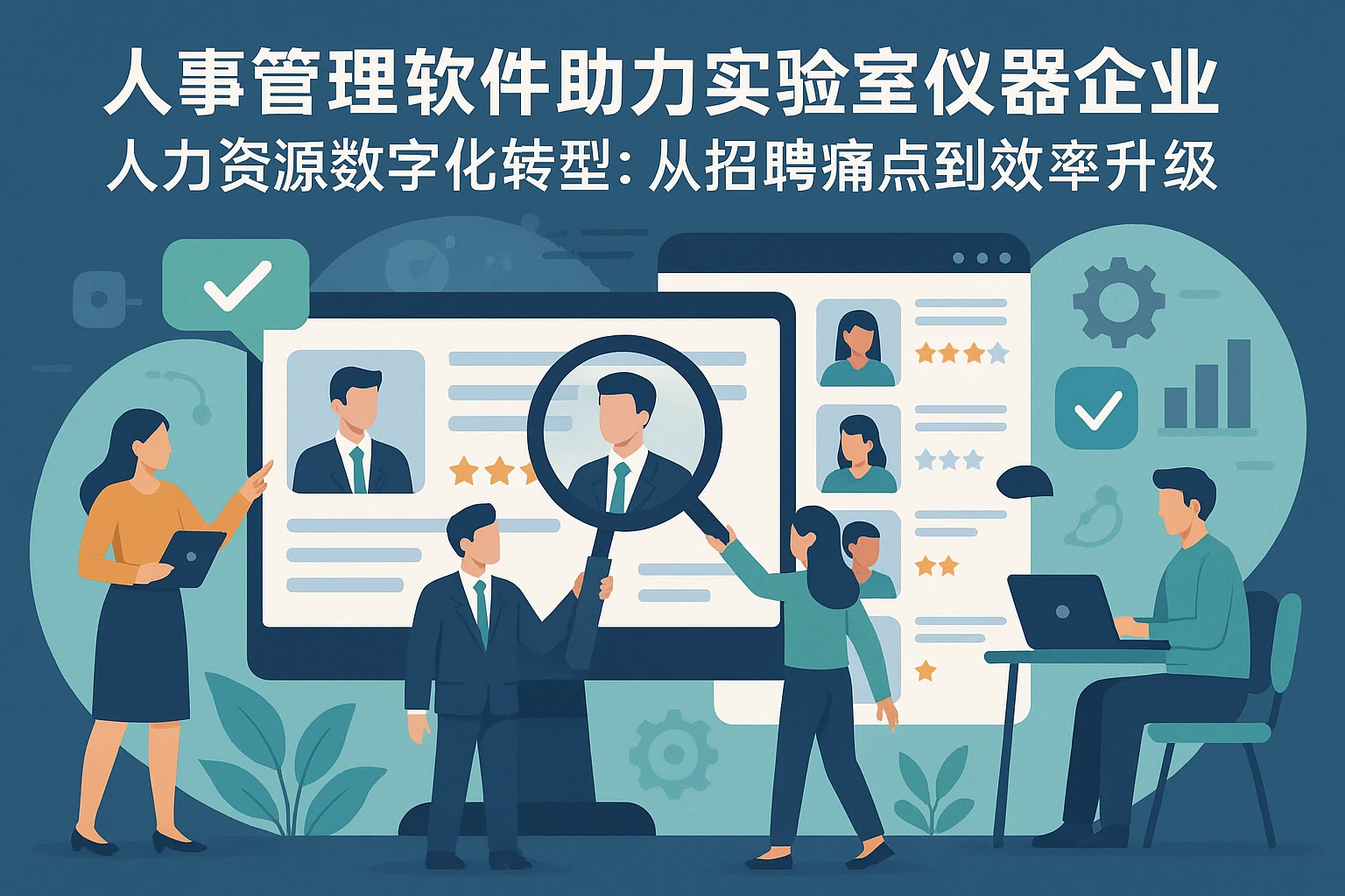 人事管理软件助力实验室仪器企业人力资源数字化转型：从招聘痛点到效率升级