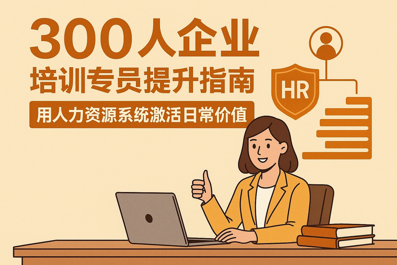 300人企业培训专员提升指南：用人力资源系统激活日常价值