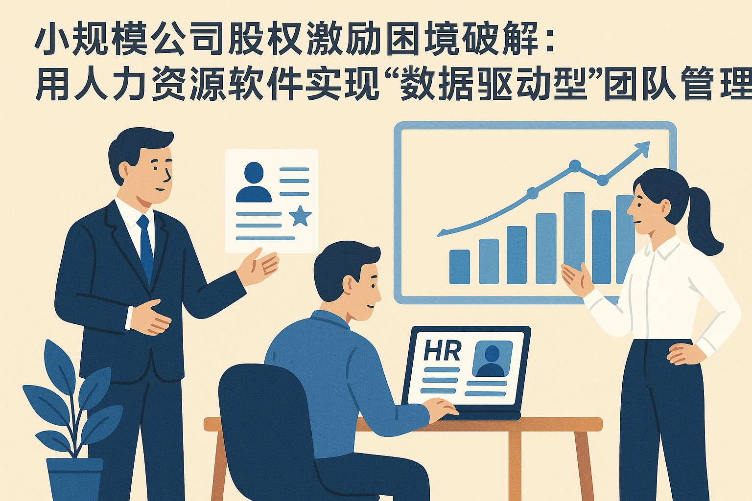 小规模公司股权激励困境破解:用人力资源软件实现“数据驱动型”团队管理