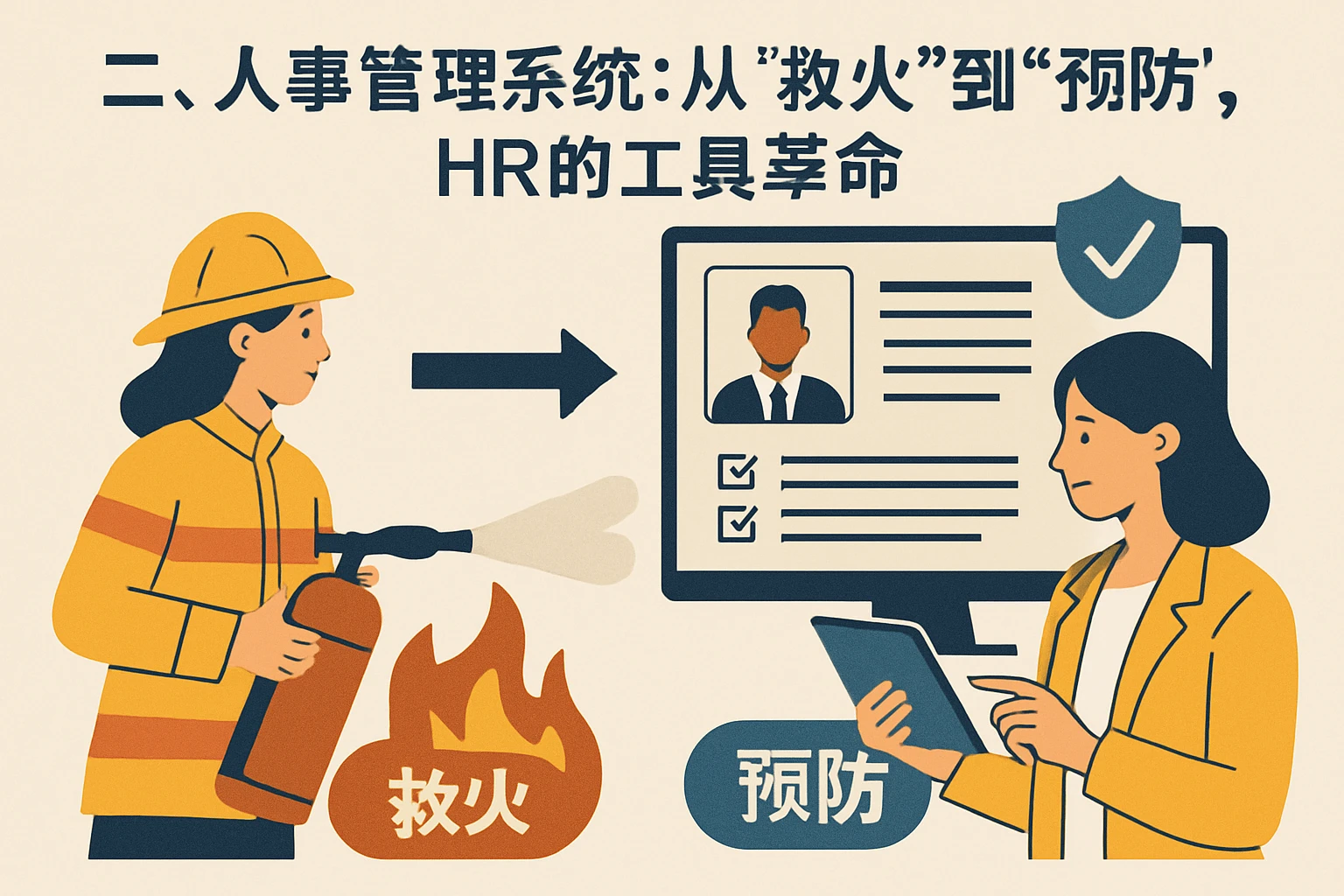 二、人事管理系统：从“救火”到“预防”，HR的工具革命