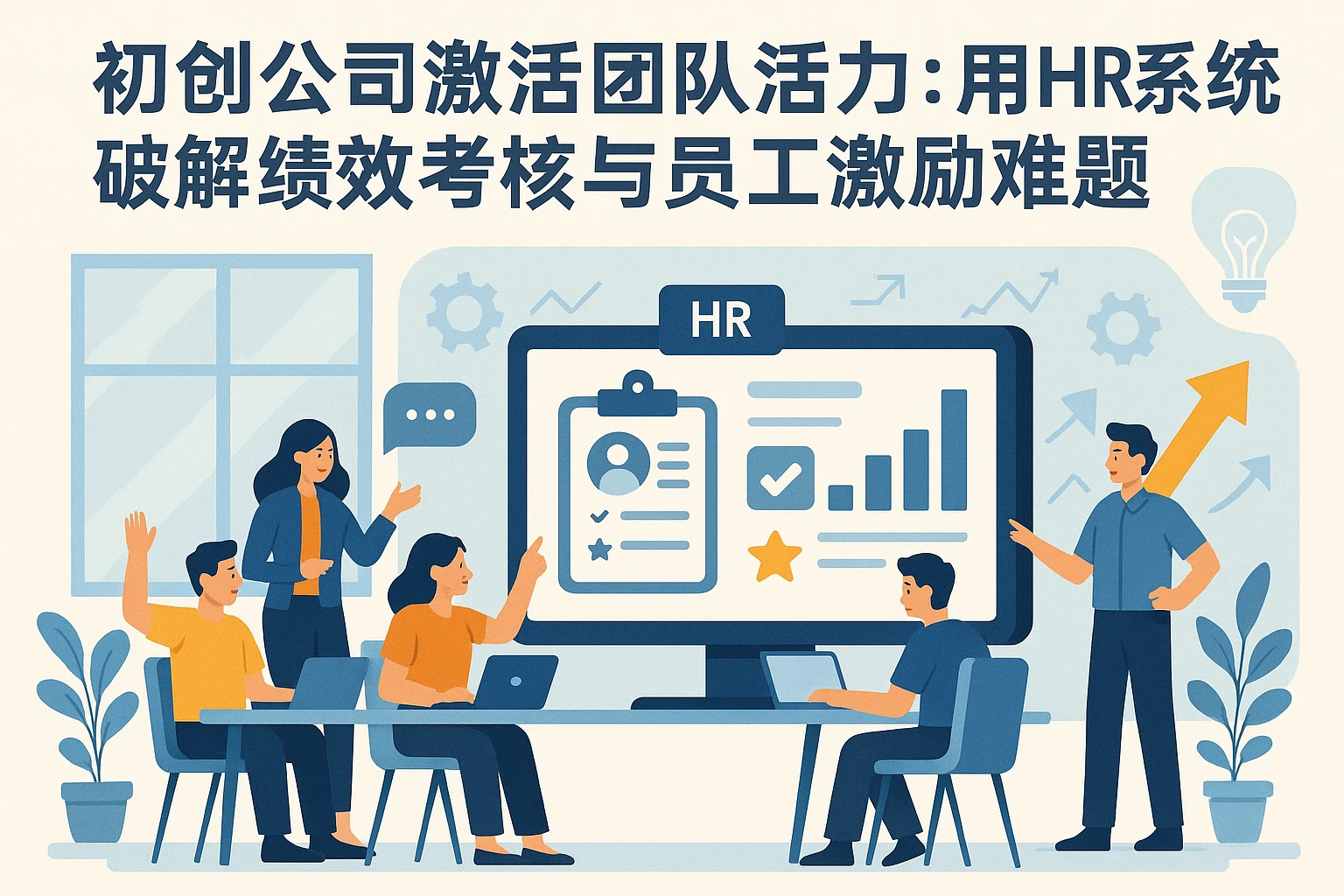 初创公司激活团队活力:用HR系统破解绩效考核与员工激励难题