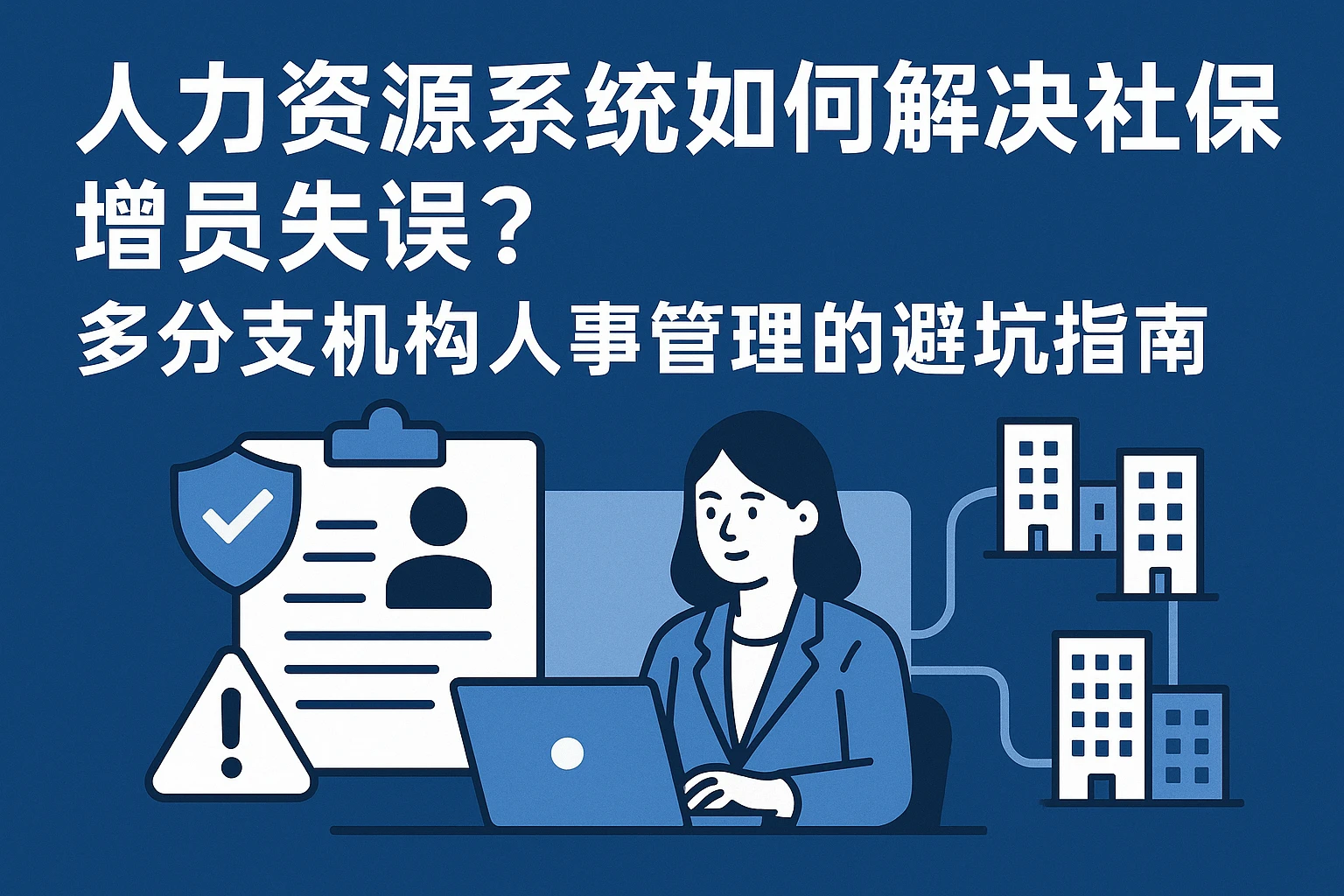 人力资源系统如何解决社保增员失误？多分支机构人事管理的避坑指南