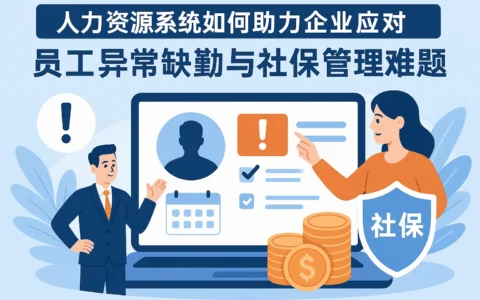 人力资源系统如何助力企业应对员工异常缺勤与社保管理难题