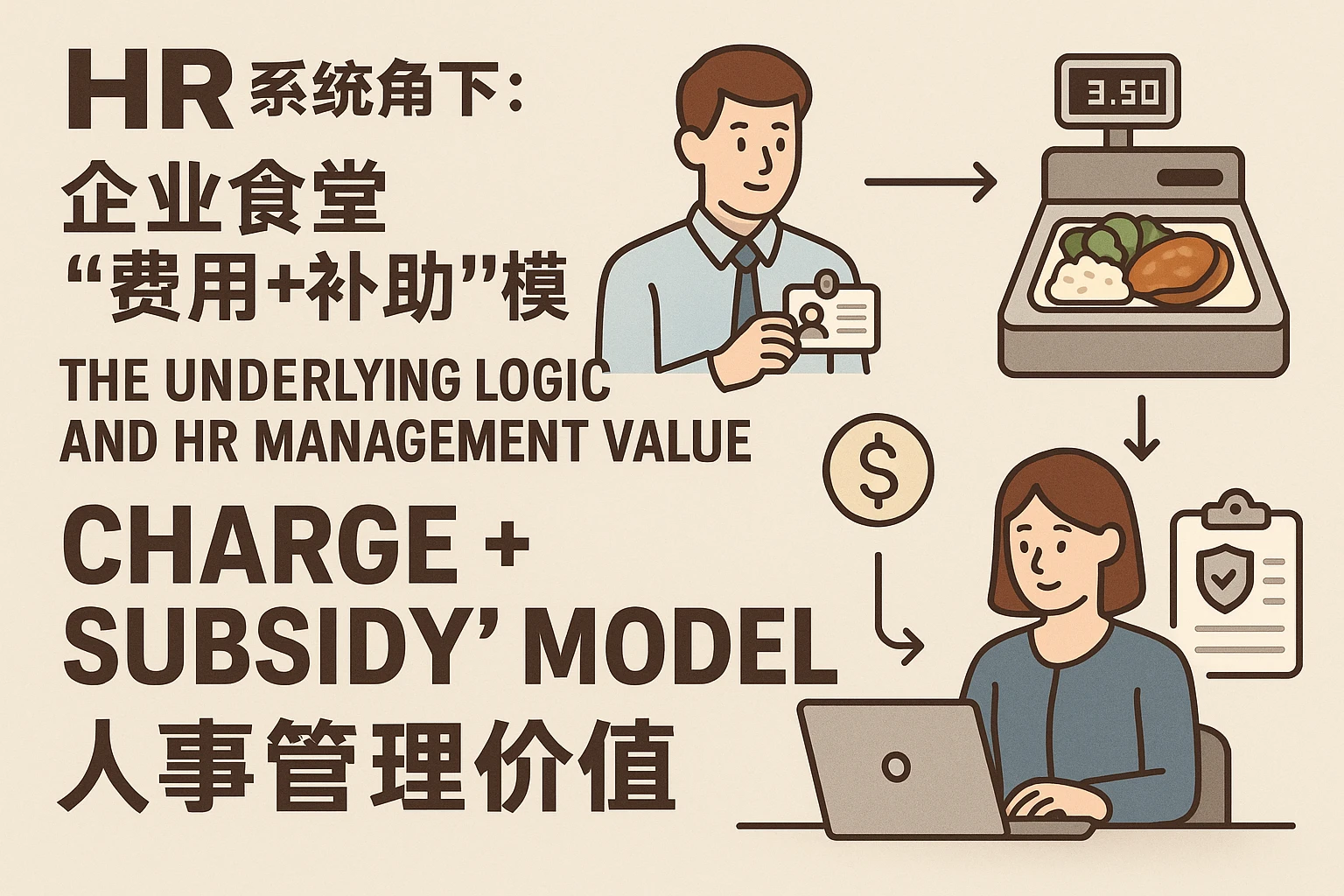 HR系统视角下:企业食堂“收费+补贴”模式的底层逻辑与人事管理价值