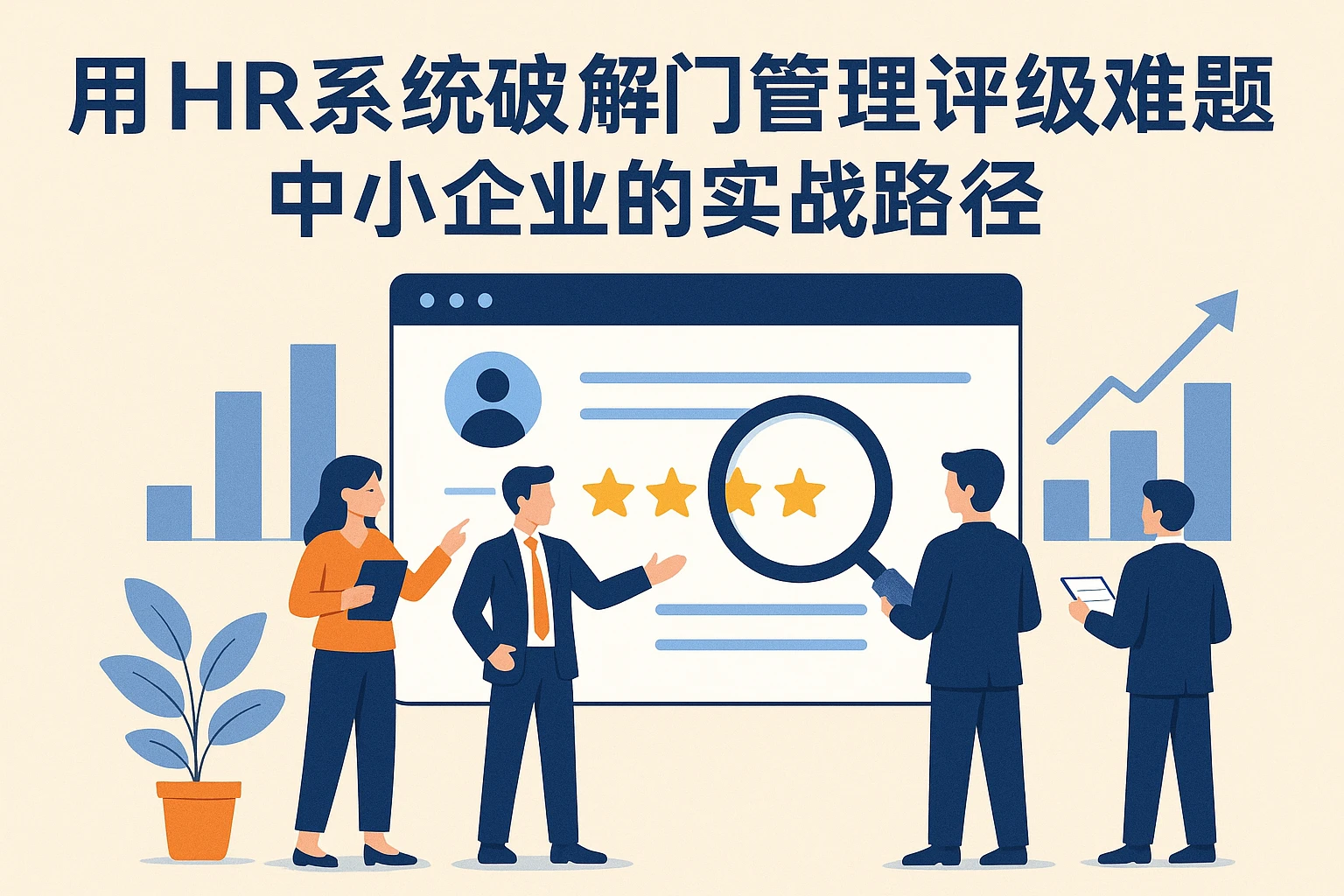 用HR系统破解部门管理评级难题：中小企业的实战路径