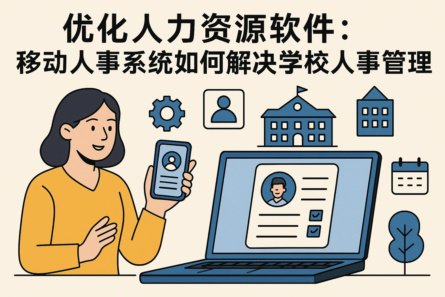 优化人力资源软件:移动人事系统如何解决学校人事管理痛点