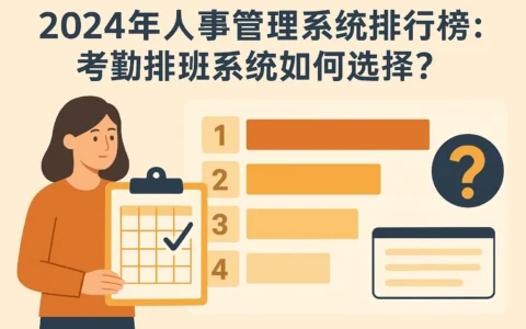 2024年人事管理系统排行榜：考勤排班系统如何选择？
