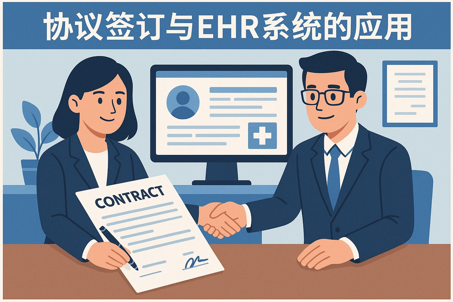 协议签订与EHR系统的应用
