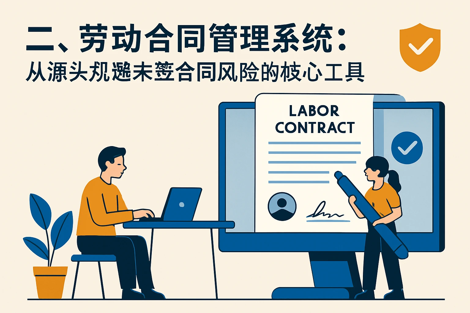 二、劳动合同管理系统：从源头规避未签合同风险的核心工具