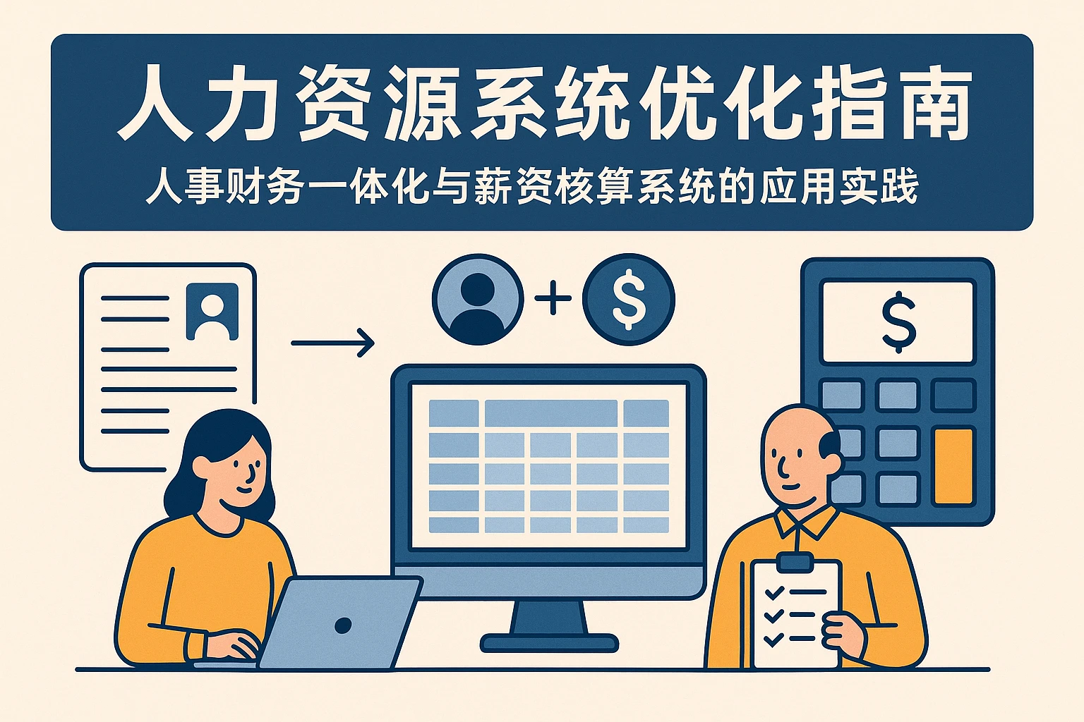 人力资源系统优化指南：人事财务一体化与薪资核算系统的应用实践