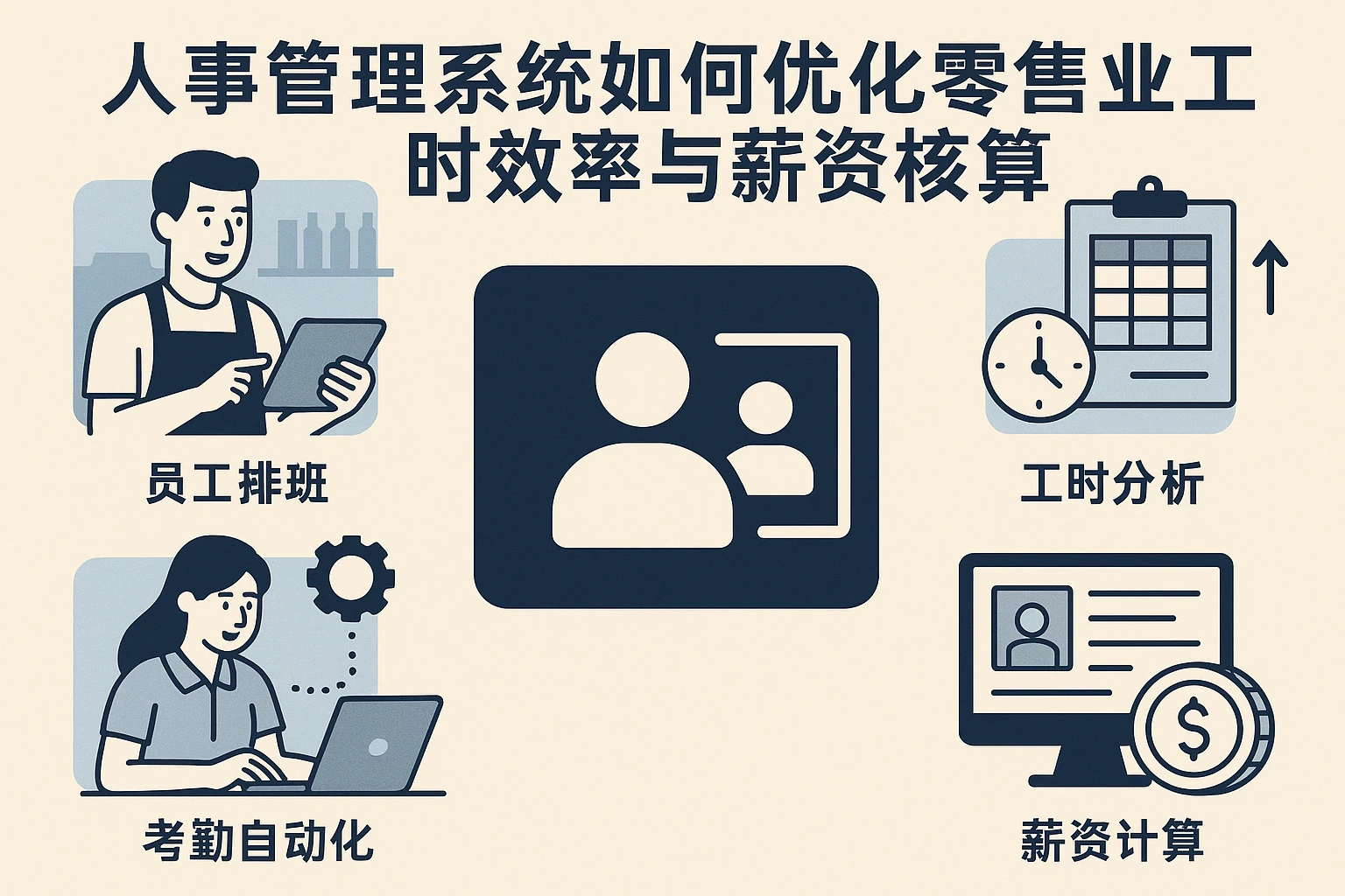 人事管理系统如何优化零售业工时效率与薪资核算系统