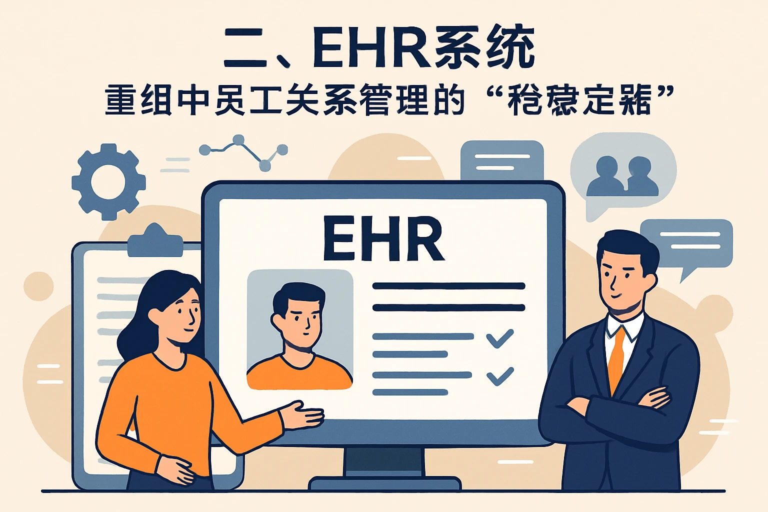 二、EHR系统:重组中员工关系管理的“稳定器”