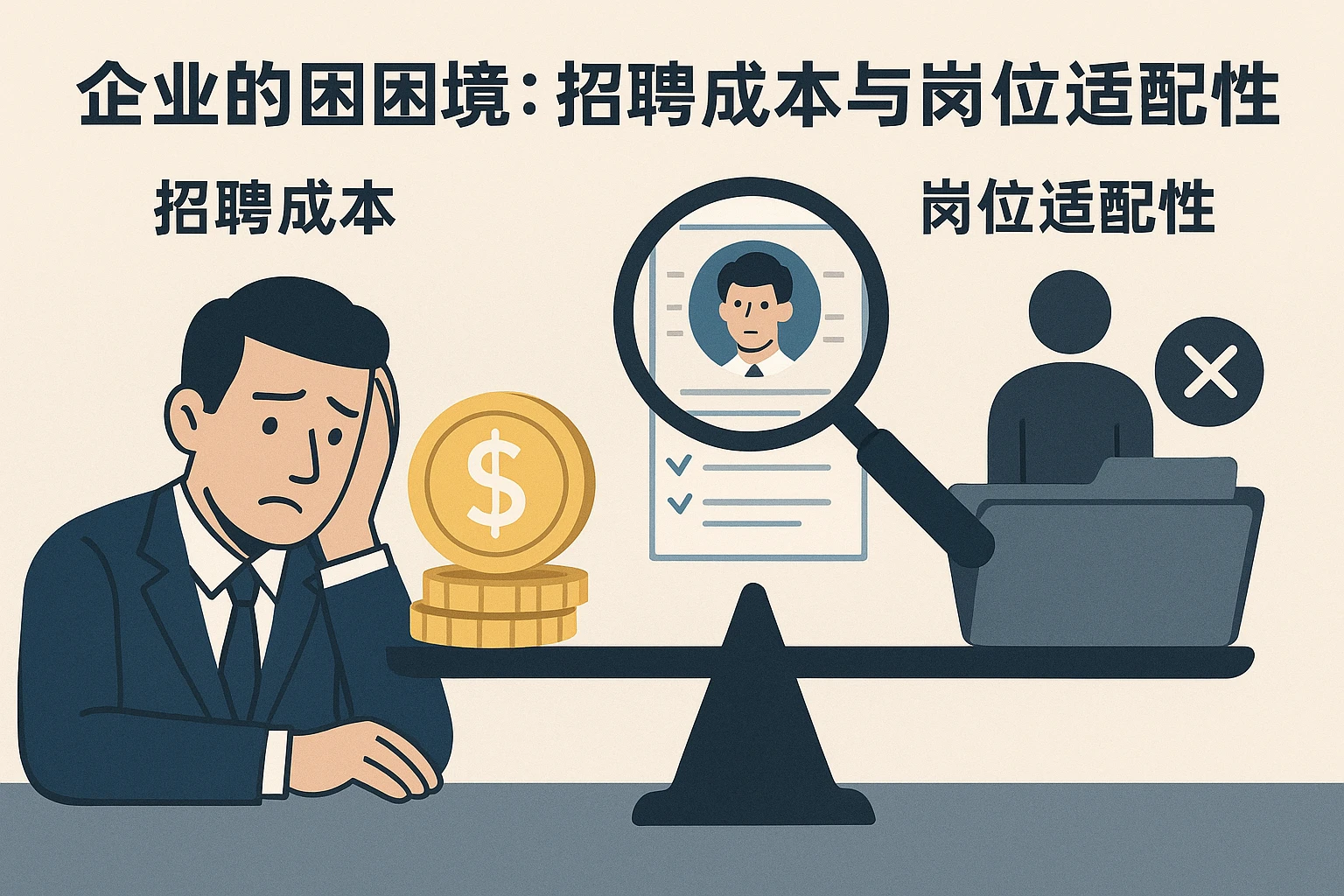 2. 企业的困境：招聘成本与岗位适配性