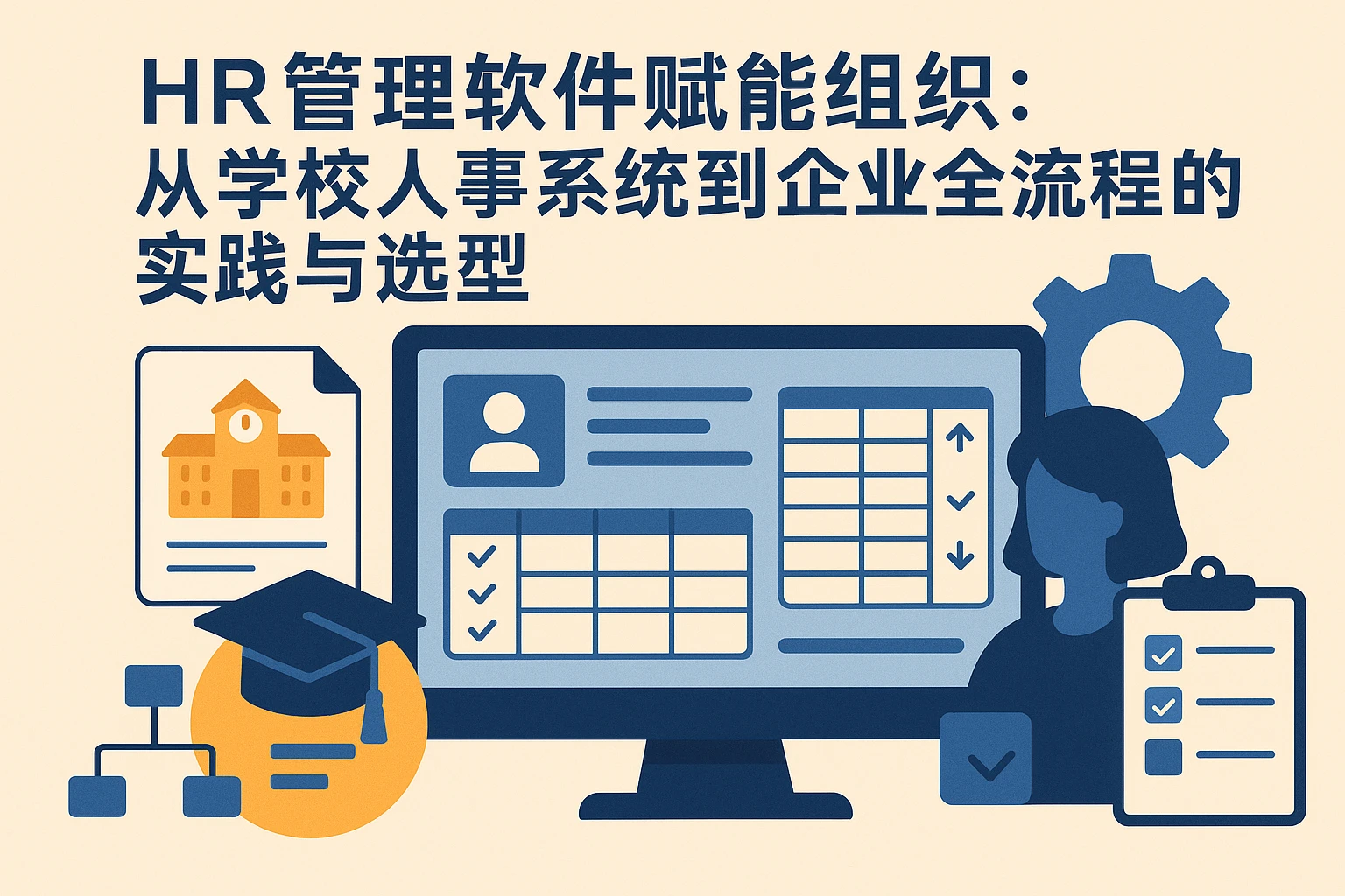 HR管理软件赋能组织:从学校人事系统到企业全流程的实践与选型