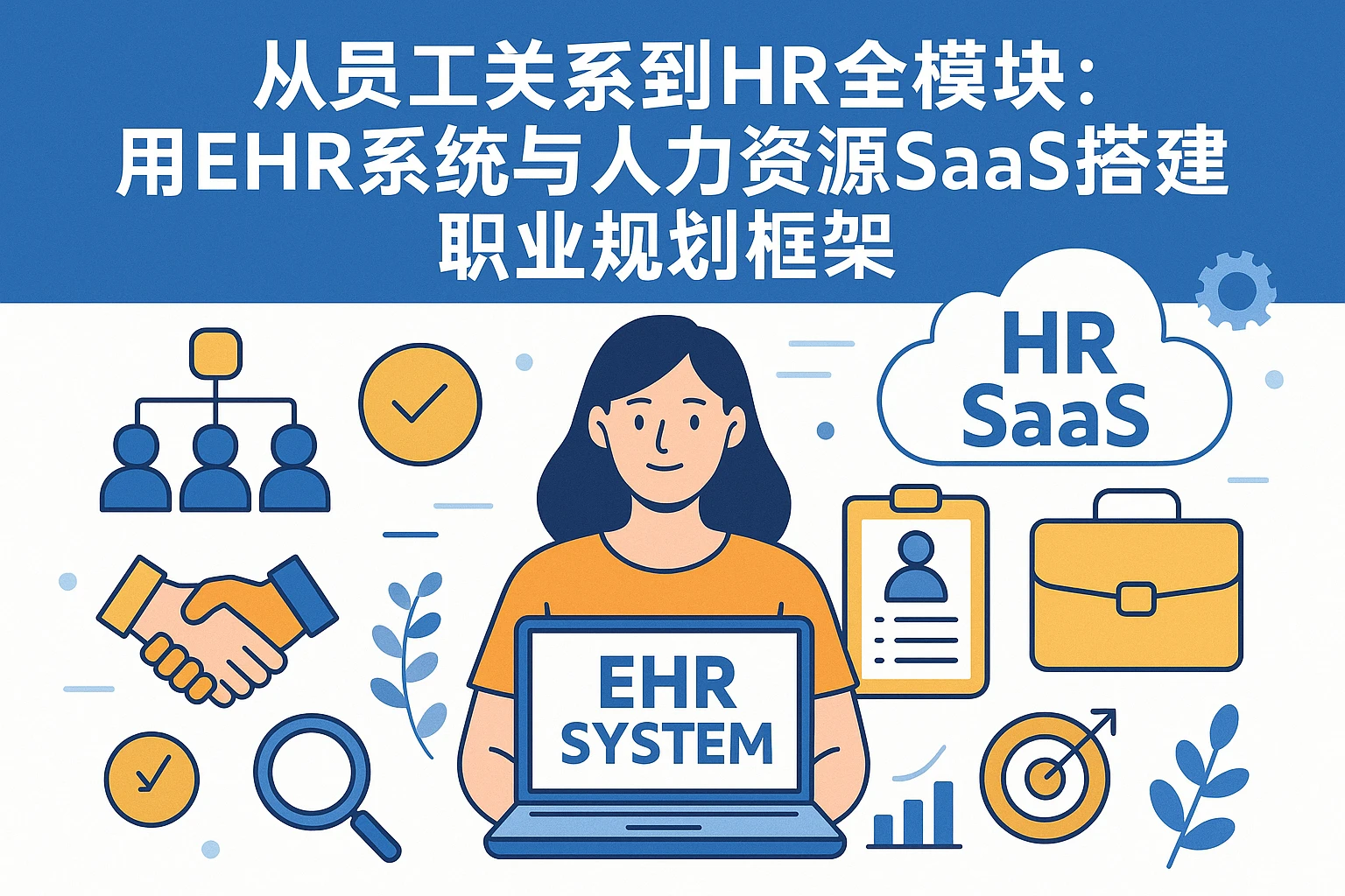 从员工关系到HR全模块：用EHR系统与人力资源SaaS搭建职业规划框架